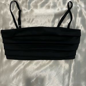 Nobu pleaded crop top